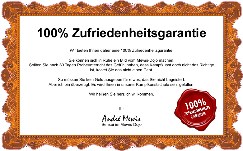 zertifikat kampfkunst